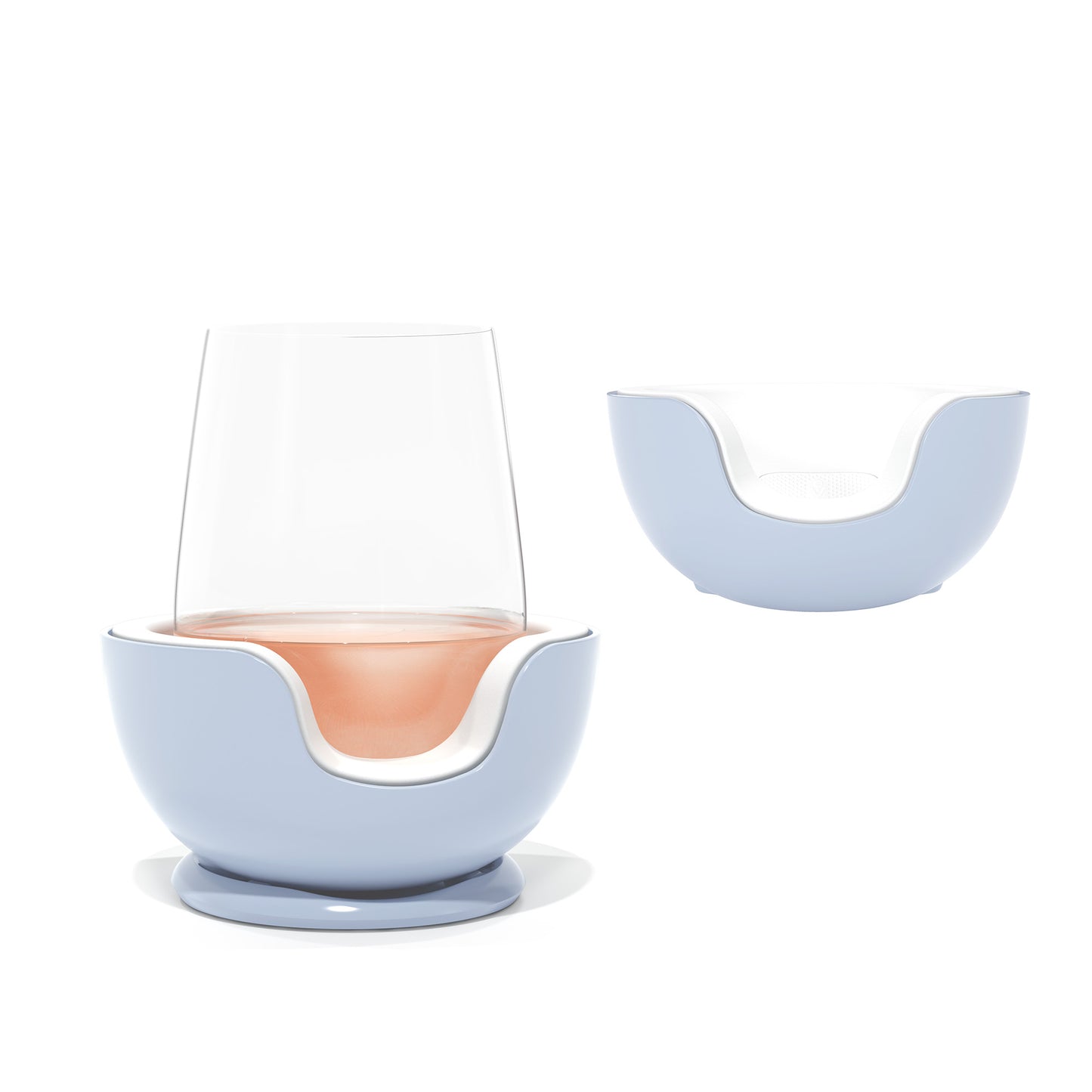 The Perfect Gift - Stemless Wine Chiller + Extra Chill Cradle