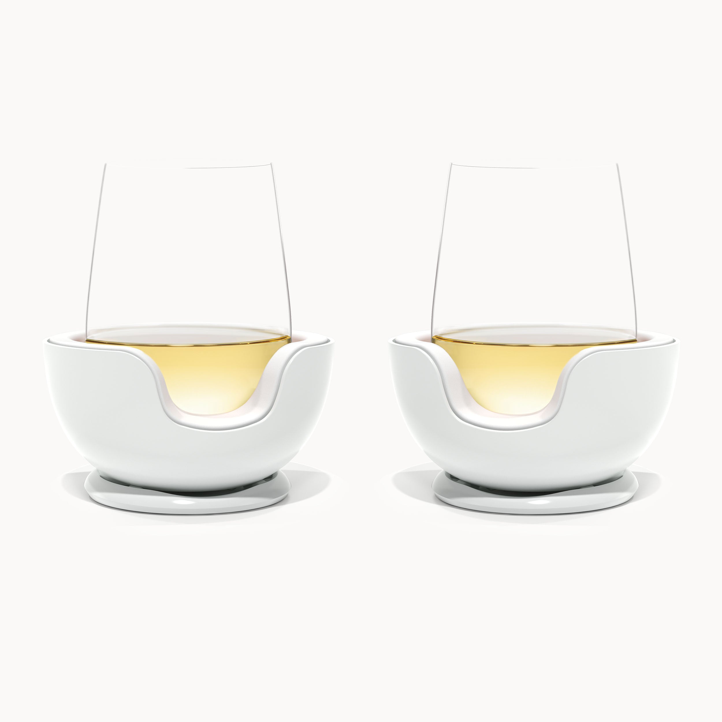 Stemless Wine Chiller Pair - Quartz