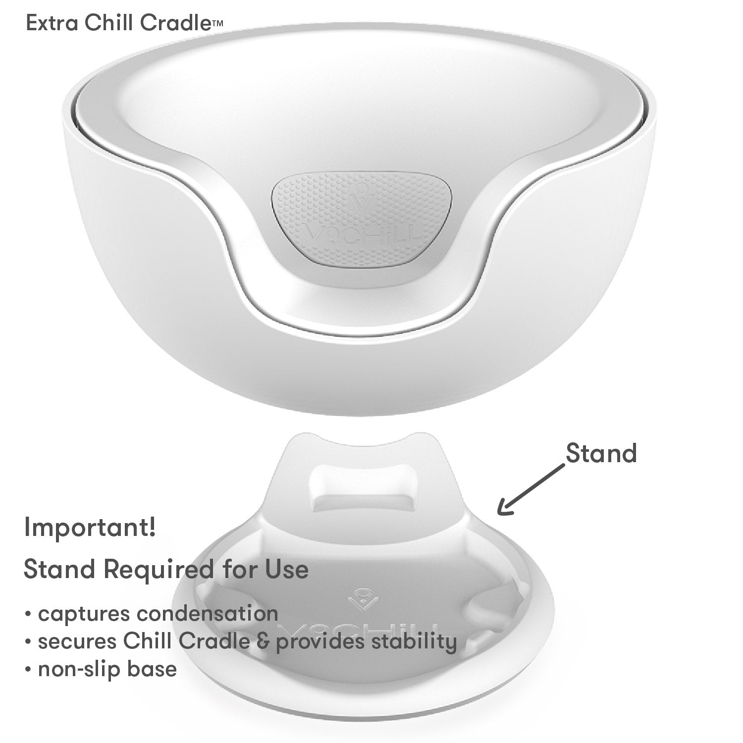 Stemless Extra Chill Cradle™ - Blush