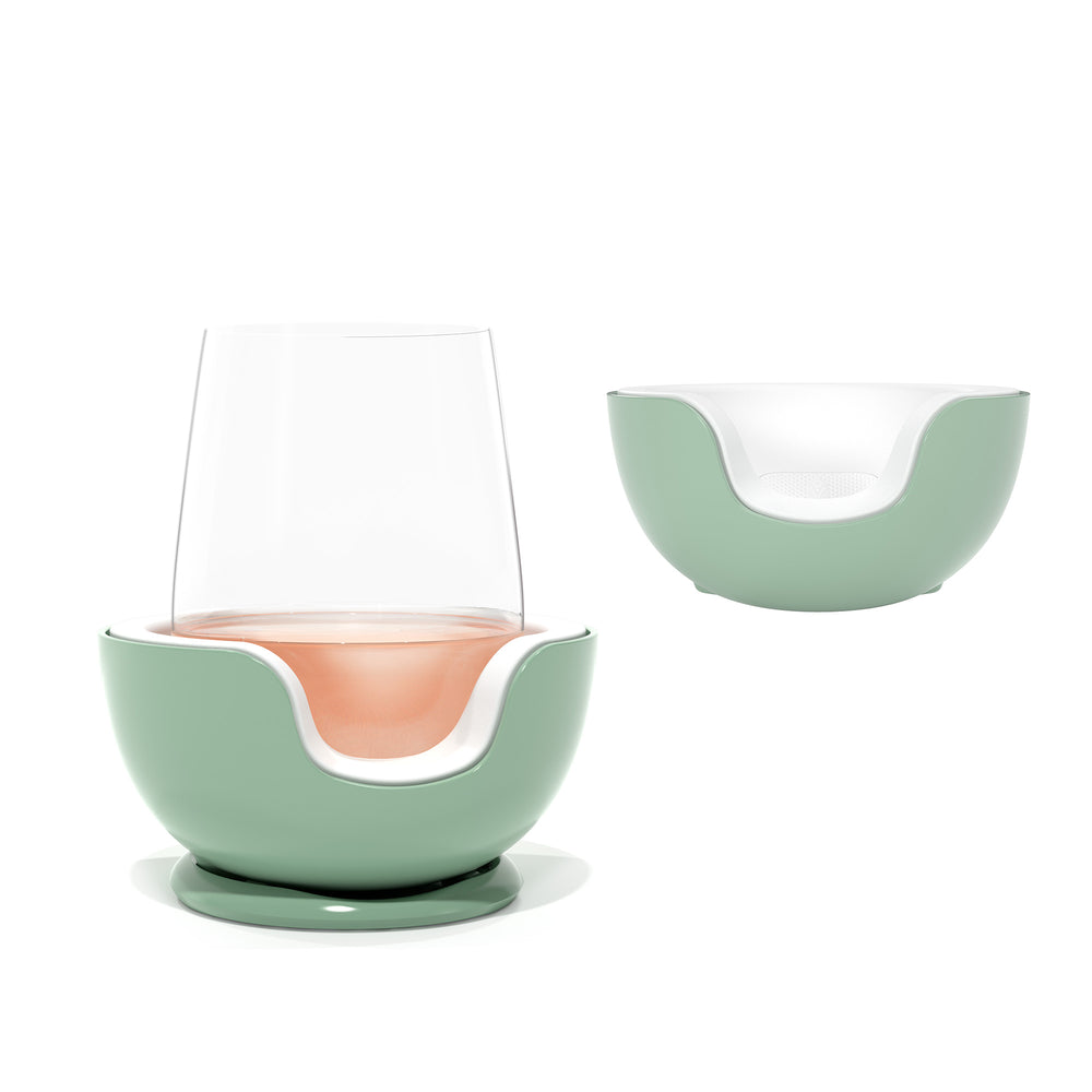 
                      
                        VoChill wine chiller plus an extra Chill Cradle in Sage color
                      
                    