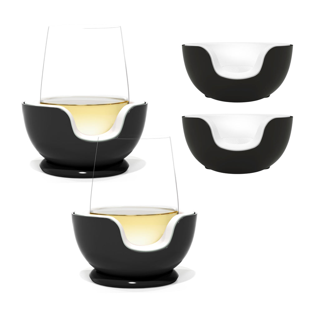 
                      
                        The Perfect Set - Stemless Wine Chiller Pair + 2 Extra Chill Cradles
                      
                    