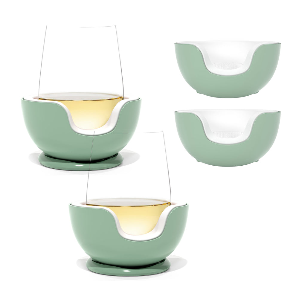 
                      
                        The Perfect Set - Stemless Wine Chiller Pair + 2 Extra Chill Cradles
                      
                    